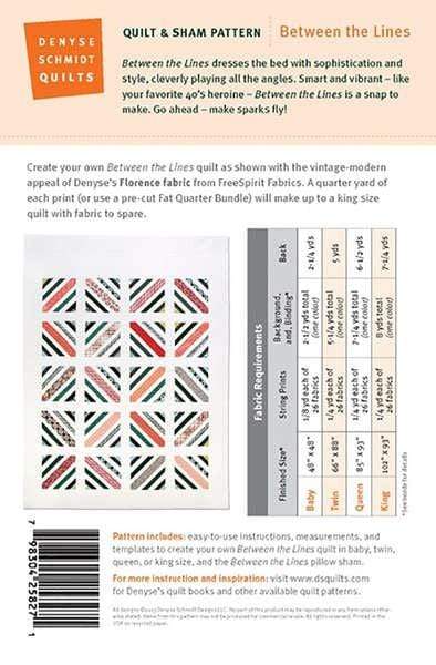 Between the Lines Quilt + Sham, Denyse Schmidt