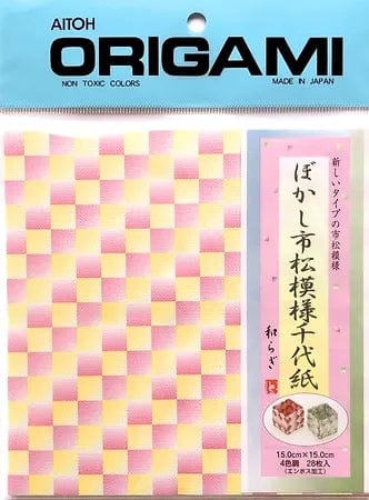 Bokashi Ichimatsu - Checkerboard - AITOH Origami