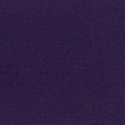 Brussels Washer Linen Rayon Blend in Dark Purple