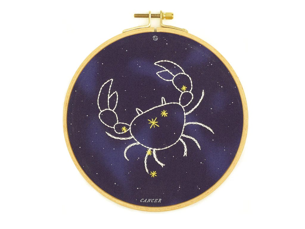 Cancer Embroidery Kit - Constellation Series from Kiriki