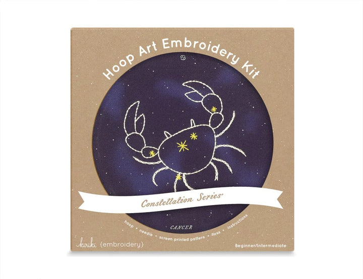 Cancer Embroidery Kit - Constellation Series from Kiriki