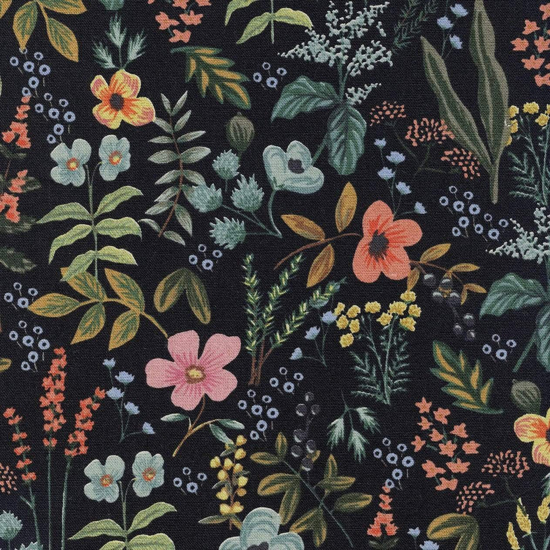 Canvas ~ Herb Garden in Midnight ~ Amalfi by Rifle Paper Co.