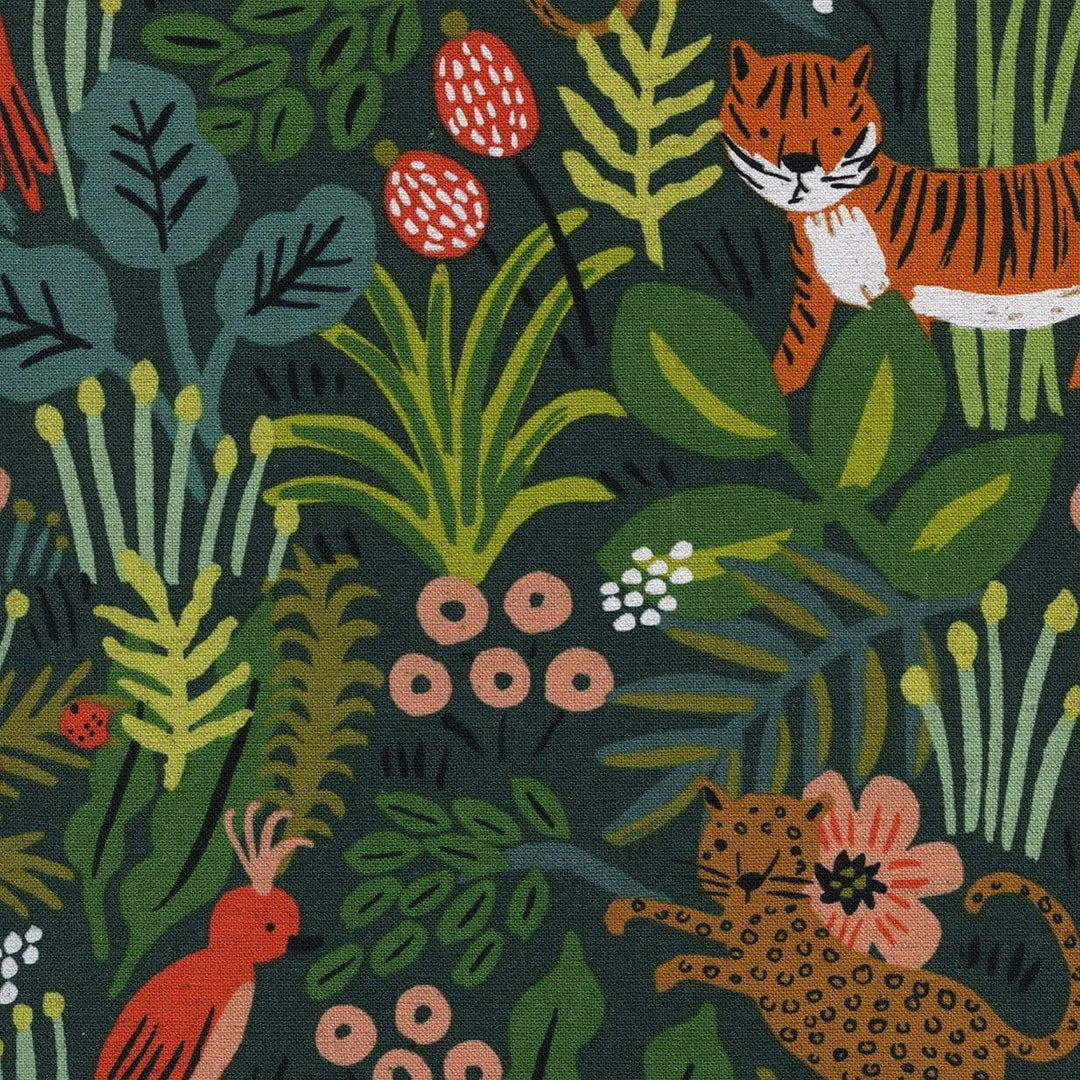 Canvas ~ Jungle in Hunter ~ Menagerie by Rifle Paper Co.