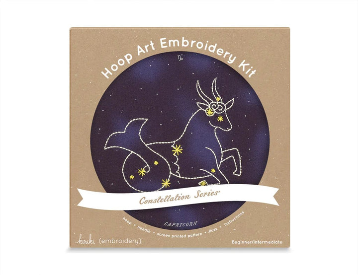 Capricorn Embroidery Kit - Constellation Series from Kiriki
