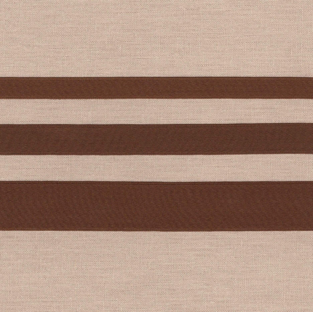3/8" wide Chestnut Cotton Ribbon with Satin Finish