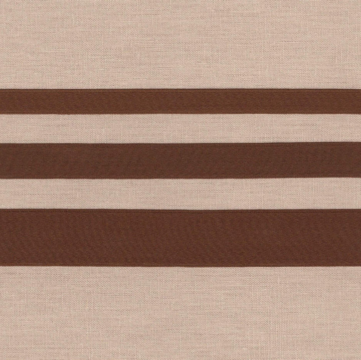 3/8" wide Chestnut Cotton Ribbon with Satin Finish
