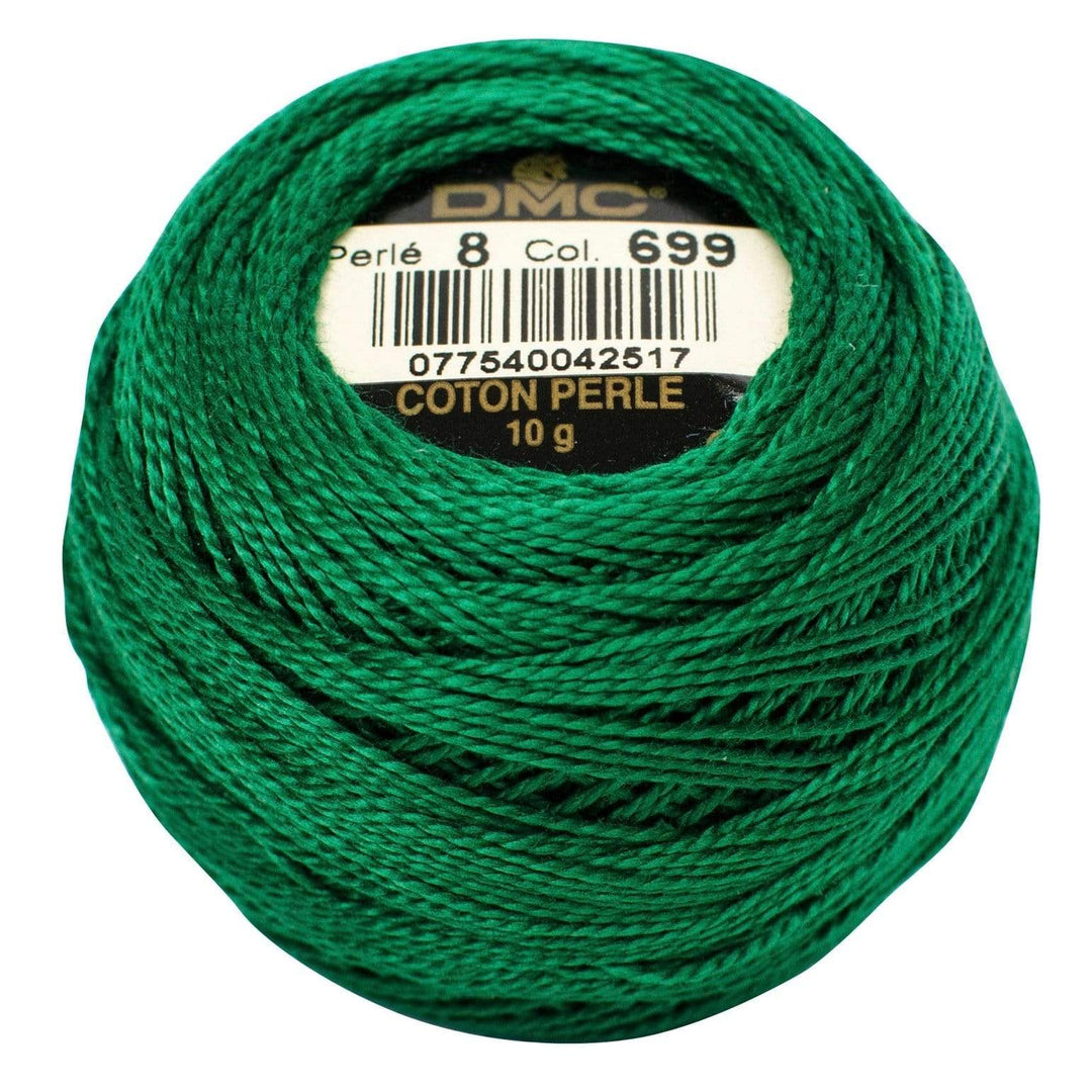 Copy of Size 8 Pearl Cotton Ball in Color 699 ~ Green