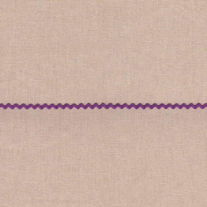 3/16" / violet Cotton Ric Rac Trim