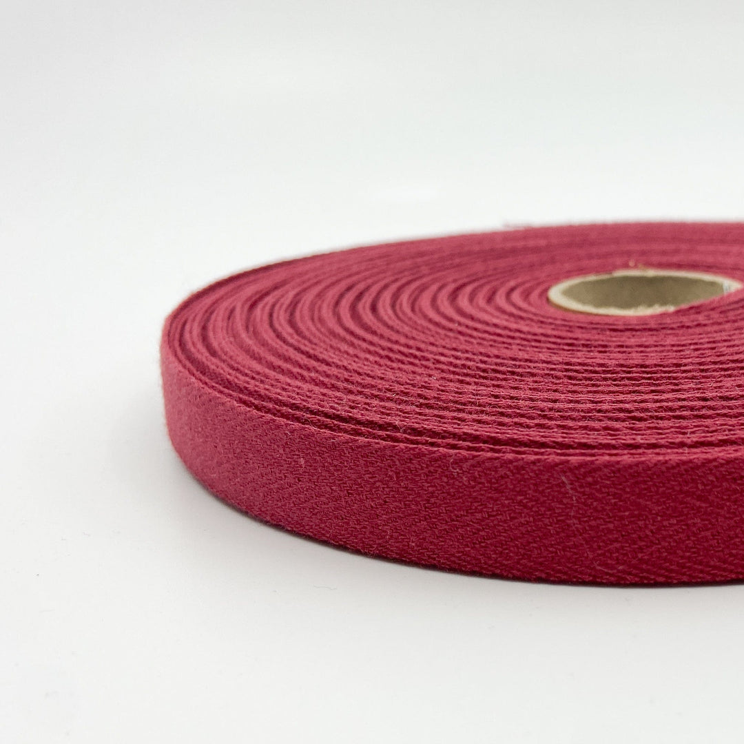 Cotton Twill Tape - Country Red - 14mm
