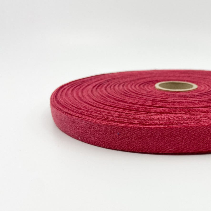 Cotton Twill Tape - Warm Red - 14mm