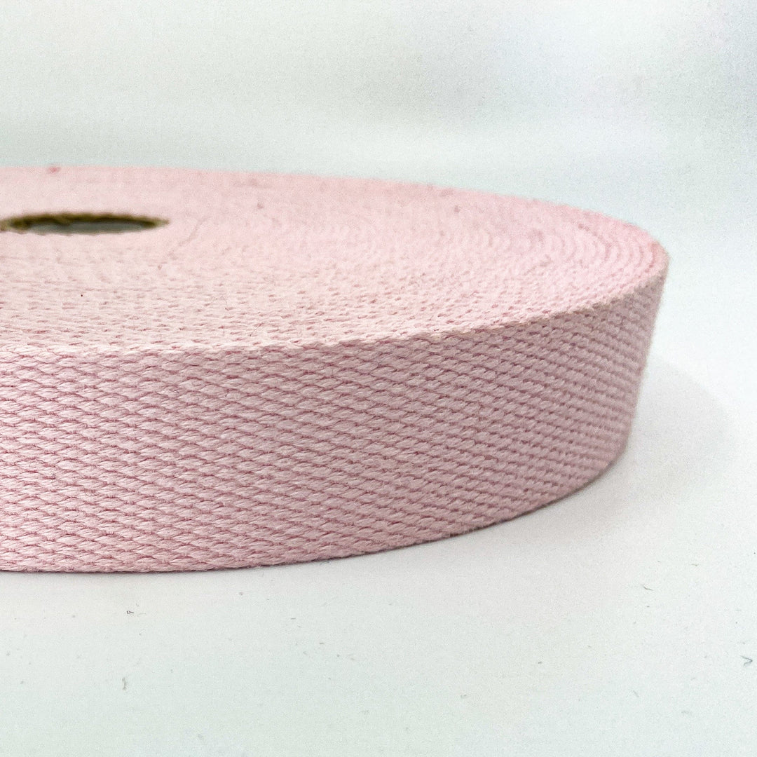 Cotton Webbing - Light Pink - 30mm