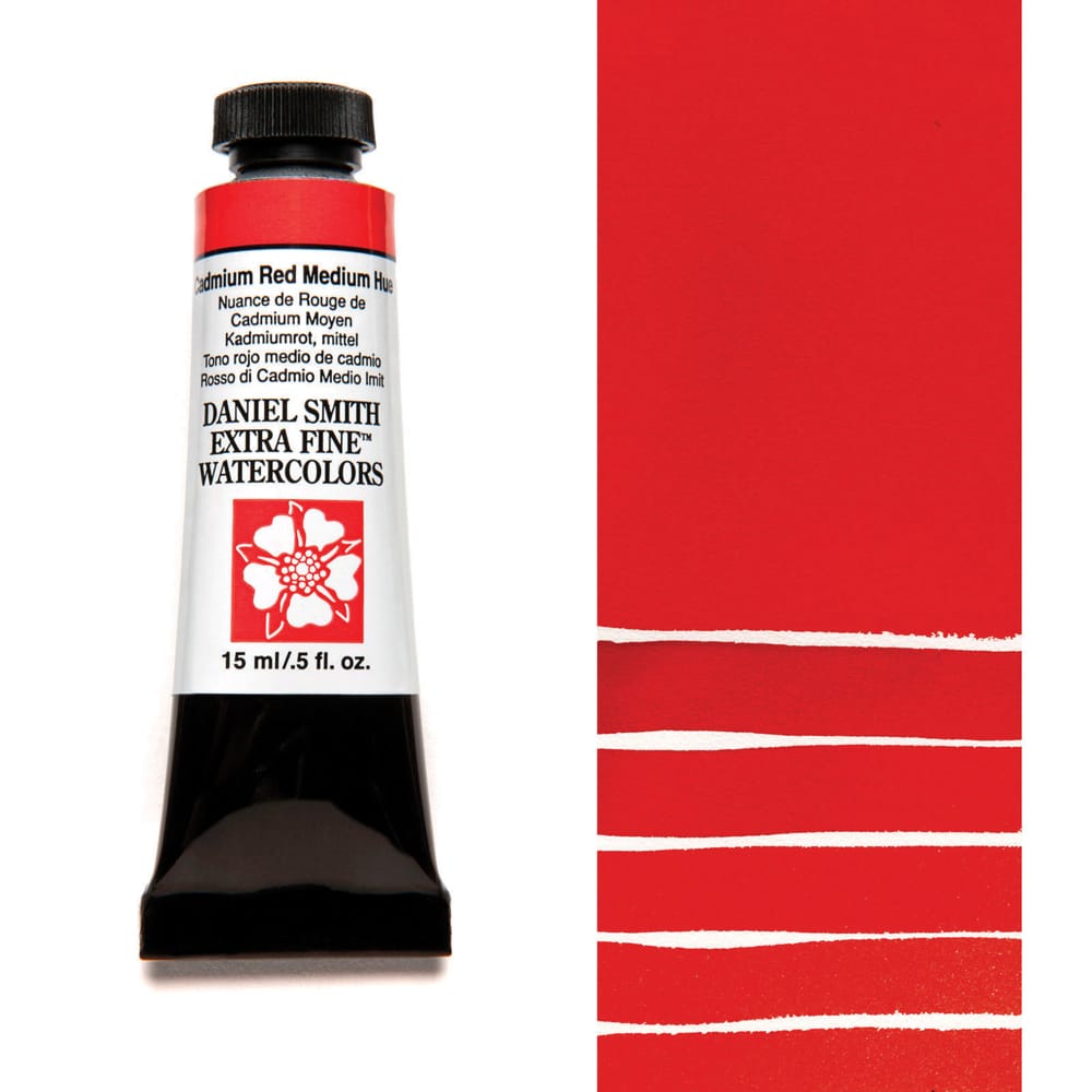 Daniel Smith Watercolor 15ml Tube - Cadmium Red Medium Hue