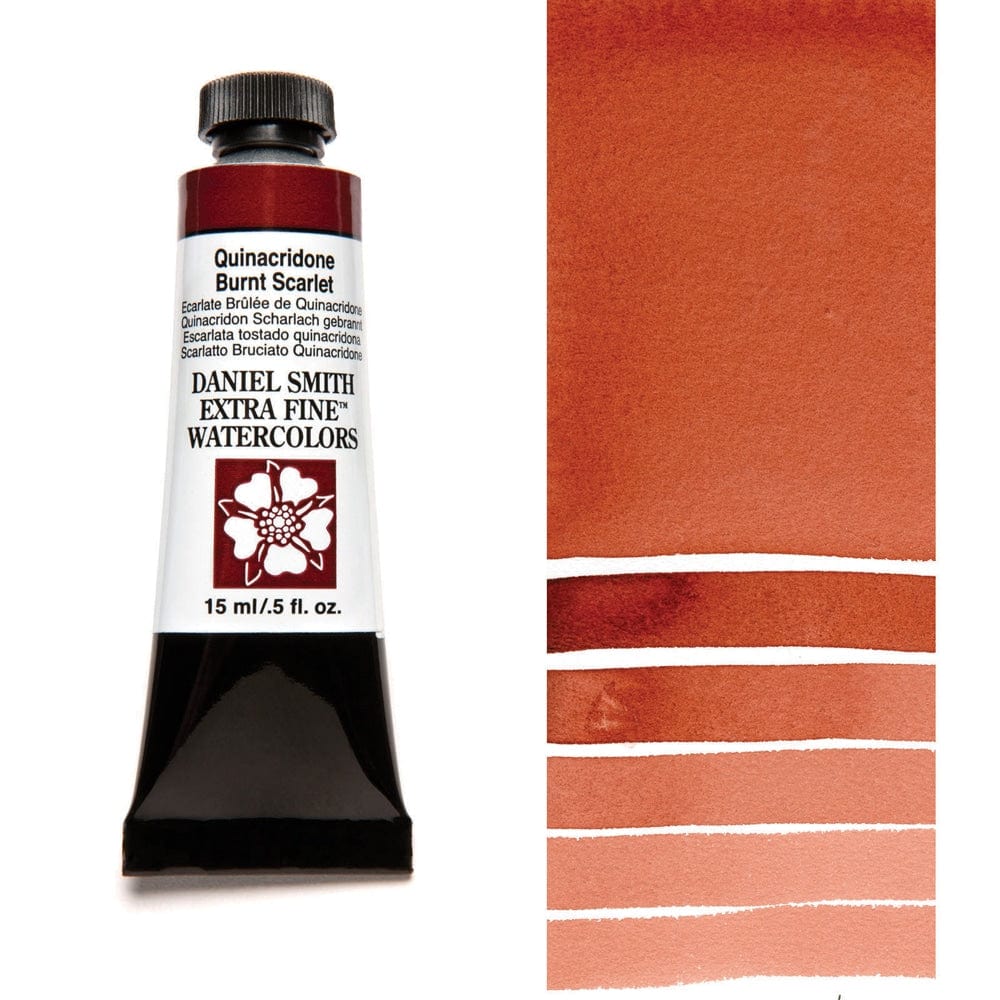 Daniel Smith Watercolor 15ml Tube - Quinacridone Burnt Scarlet