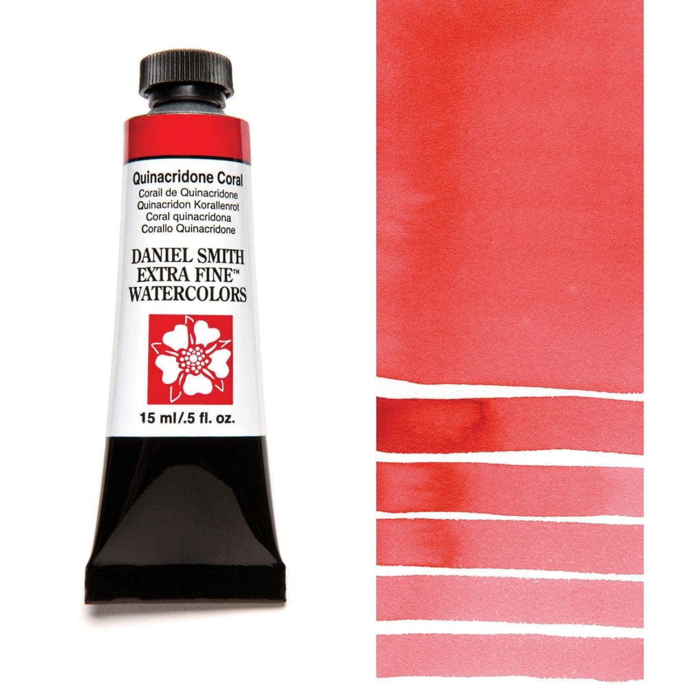 Daniel Smith Watercolor 15ml Tube - Quinacridone Coral