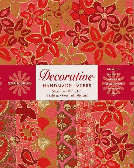 Decorative Paper Pack in Red and Pink