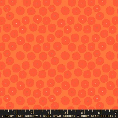 Disco Dots in Goldfish Metallic - Floradora - Jen Hewett for RSS