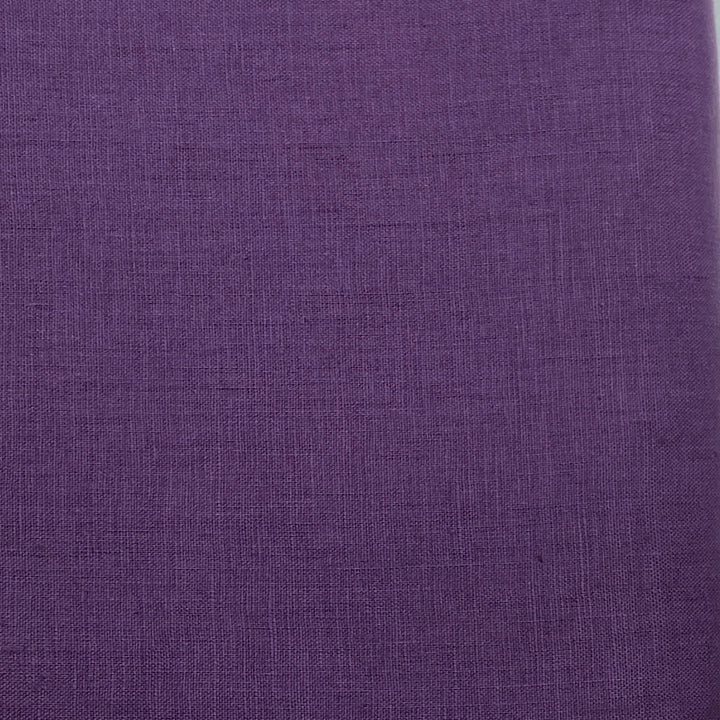 Driftwood Linen in Eggplant - Pillow Cut - 22" x 29"