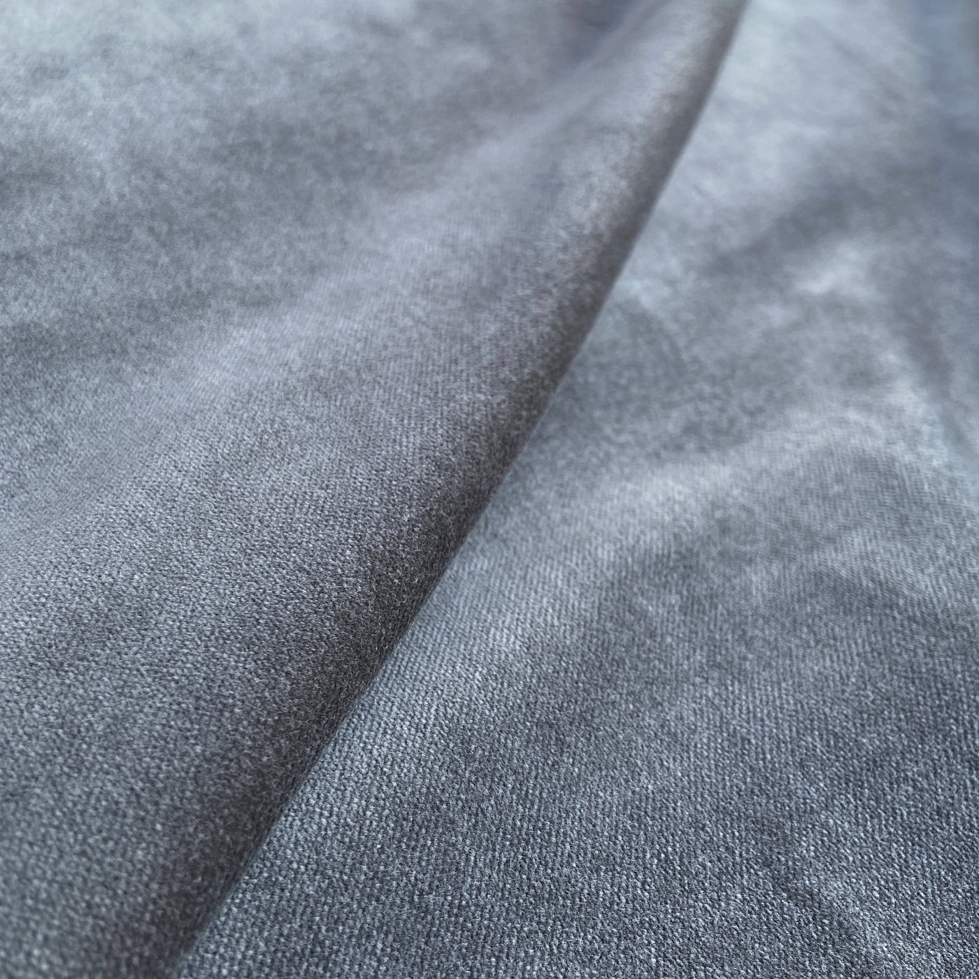 Eider Cotton Velvet in Slate Grey