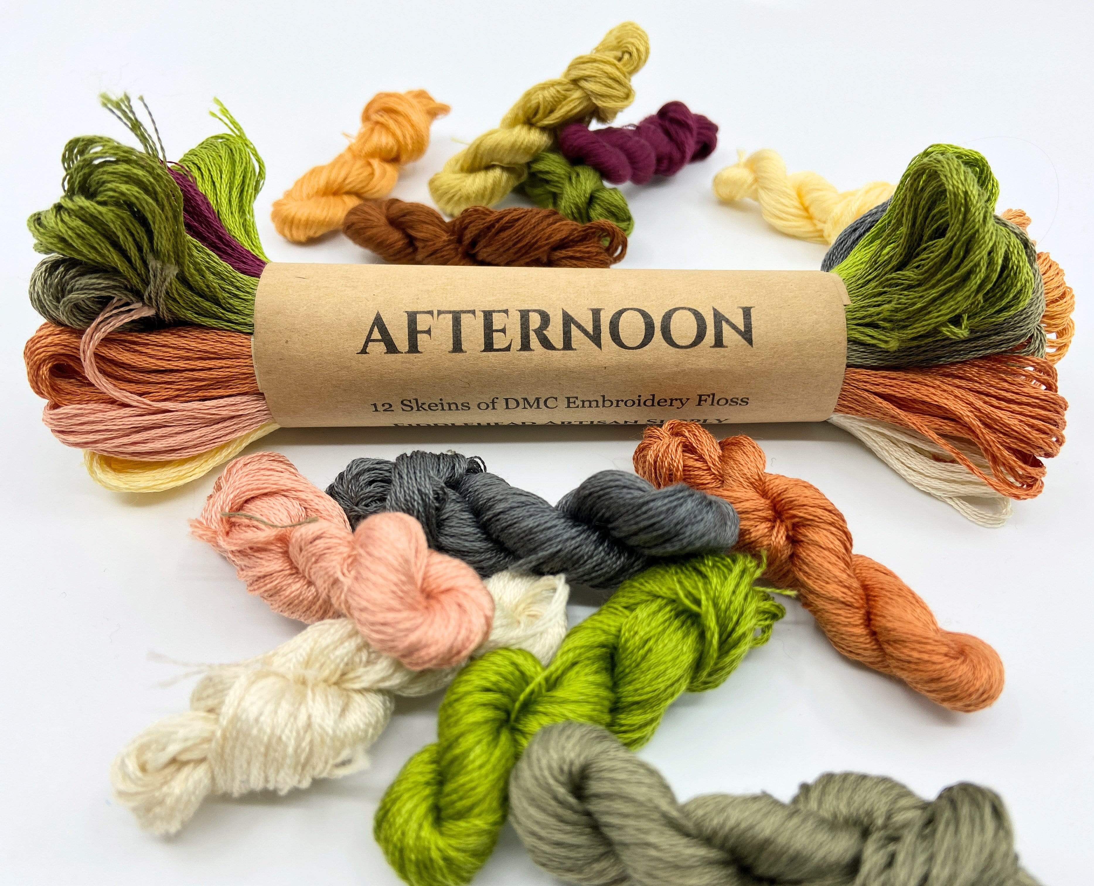 Embroidery Floss Bundle ~ Afternoon – Fiddlehead Artisan Supply