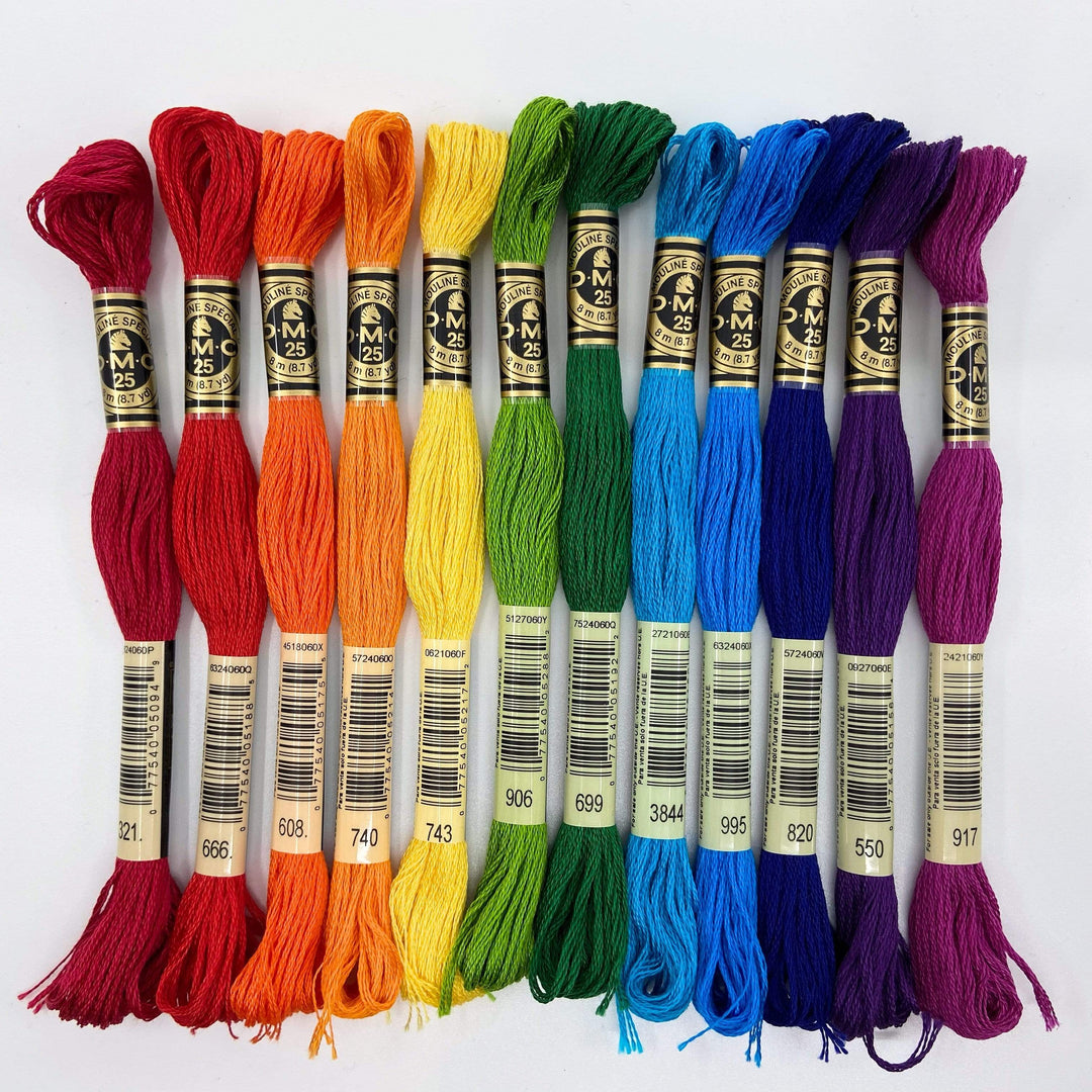 Embroidery Floss Bundle ~ Classic Rainbow