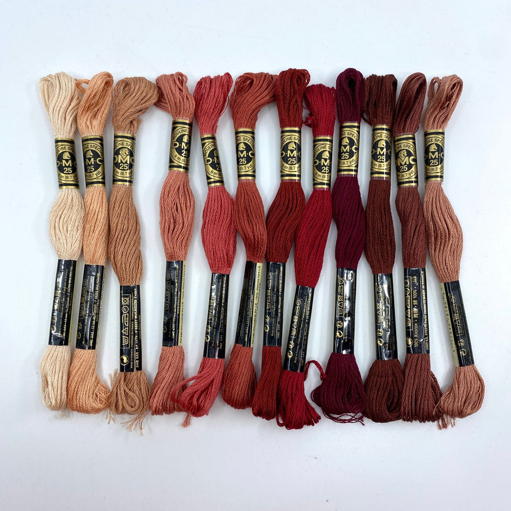 Embroidery Floss Bundle ~ Rose Water