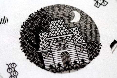 Embroidery Sampler ~ Victorian House