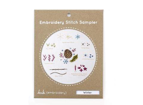 Embroidery Sampler ~ Winter