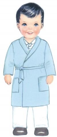 Emile Younger Child's Robe, Citronille