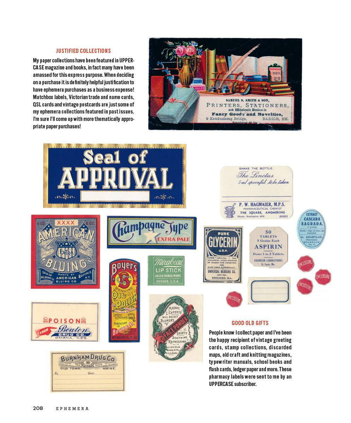 Ephemera ~ Uppercase Encyclopedia of Inspiration