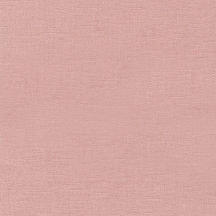 Essex Linen Cotton Blend Solid in Rose