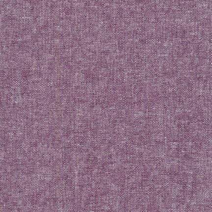 Essex Yarn Dyed Linen Cotton Blend in Eggplant