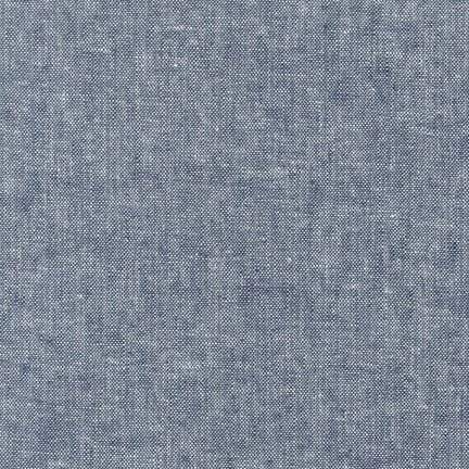 Essex Yarn Dyed Linen Cotton Blend in Indigo
