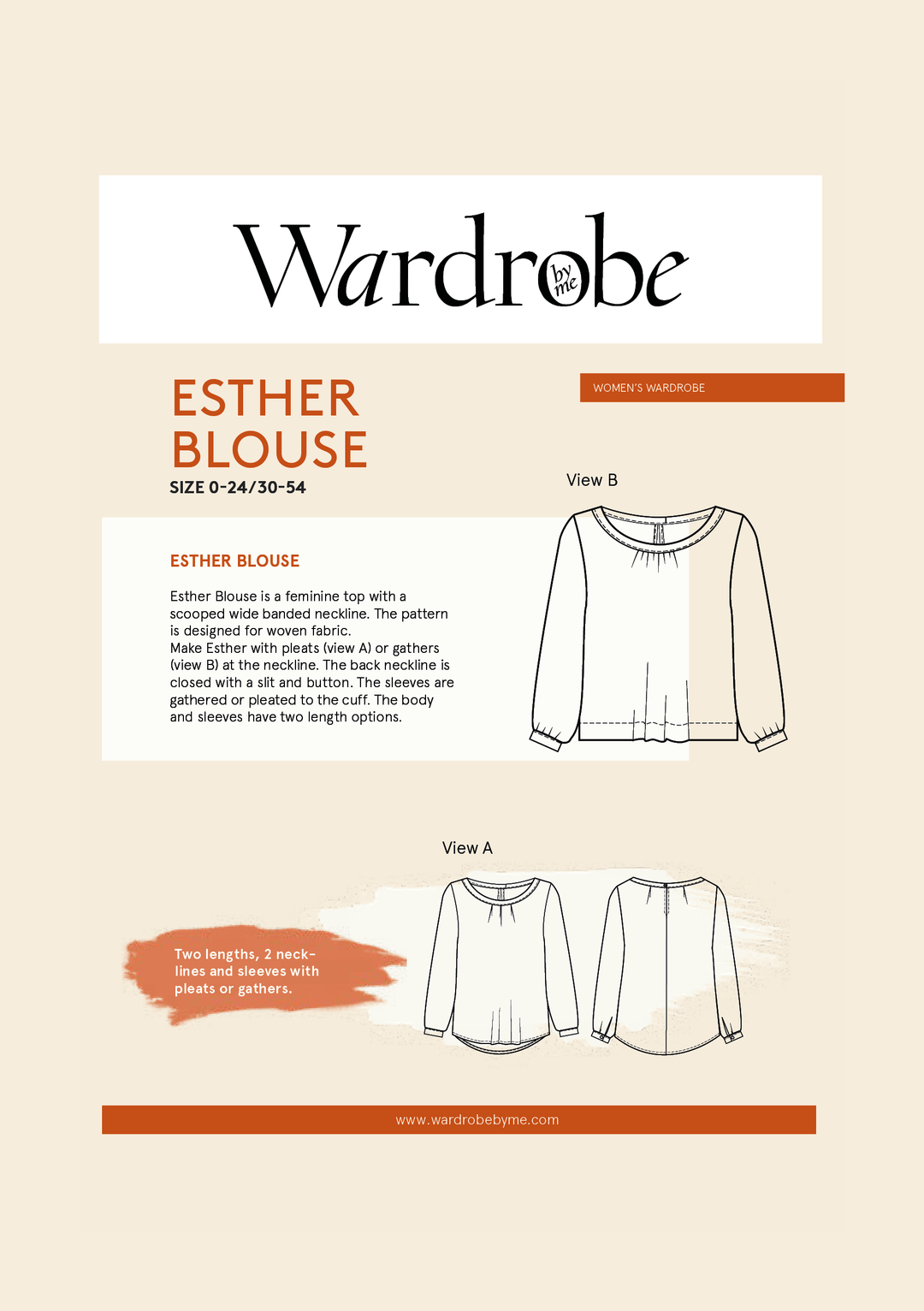 Esther Blouse - Wardrobe by Me