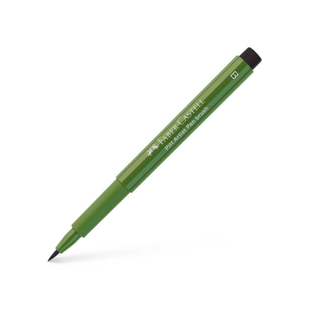 Faber-Castell Pitt Artist Pen Brush - 174 Chromium Green Opaque