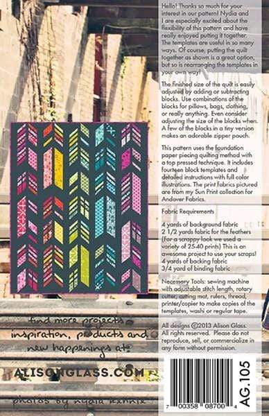 Feathers, Alison Glass, Quilt Pattern