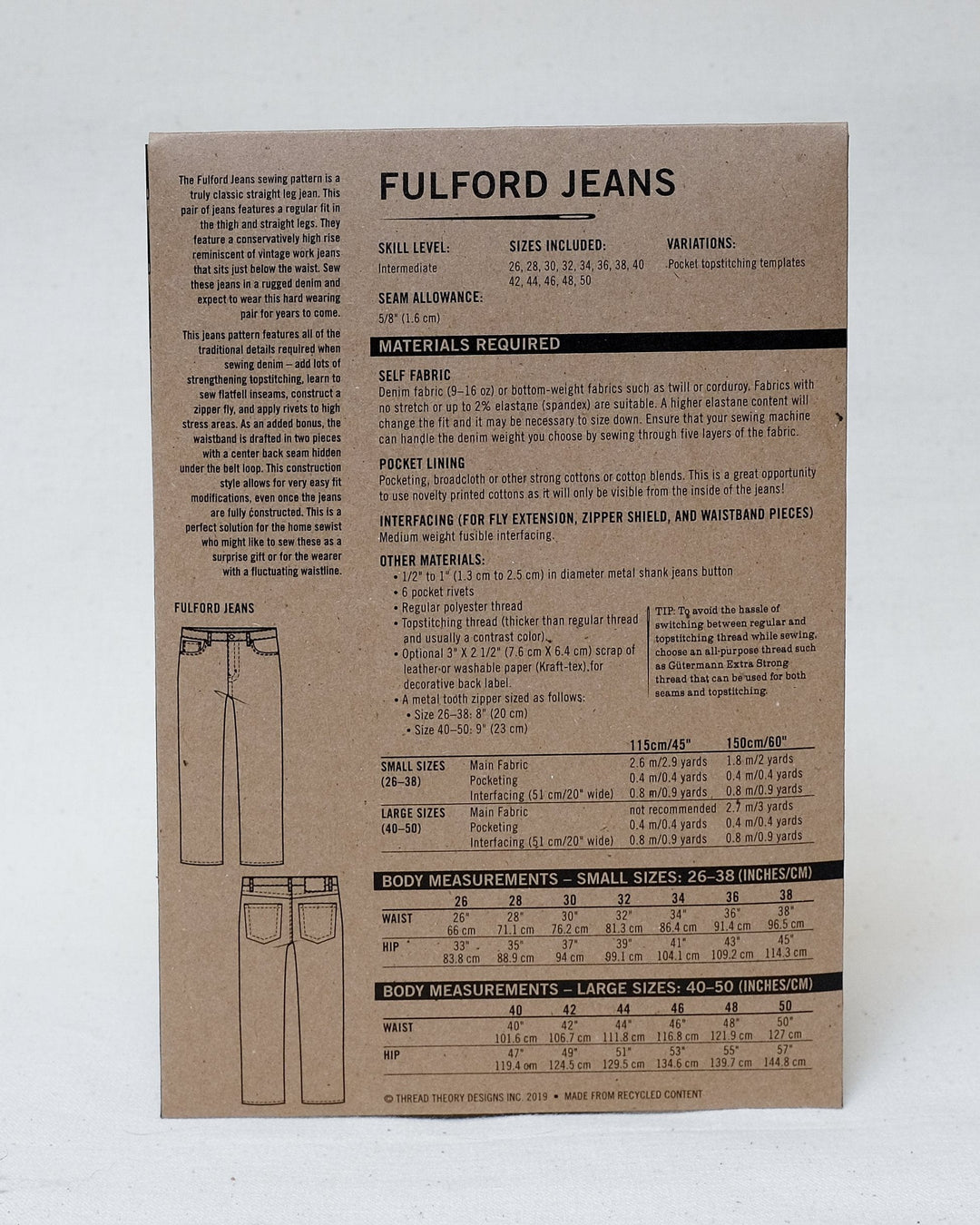 Fulford Jeans - Thread Theory