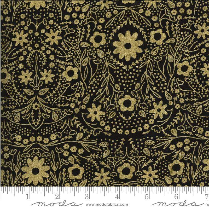 Full Bloom in Night Gold w/ Metallics - Dwell in Possibility - by Gingiber