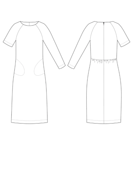 Gathered Dress (Adult), The Avid Seamstress