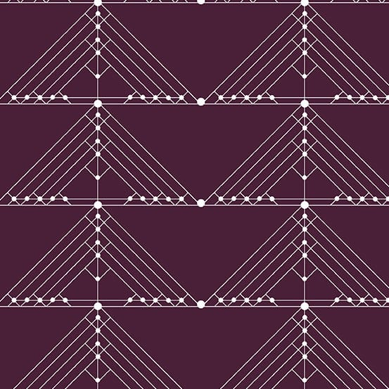Geese in Aubergine - Century Prints - Deco by Giucy Giuce