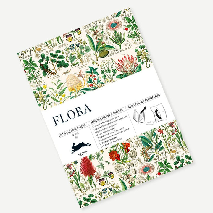 Gift & Creative Paper Book from The Pepin Press in Flora