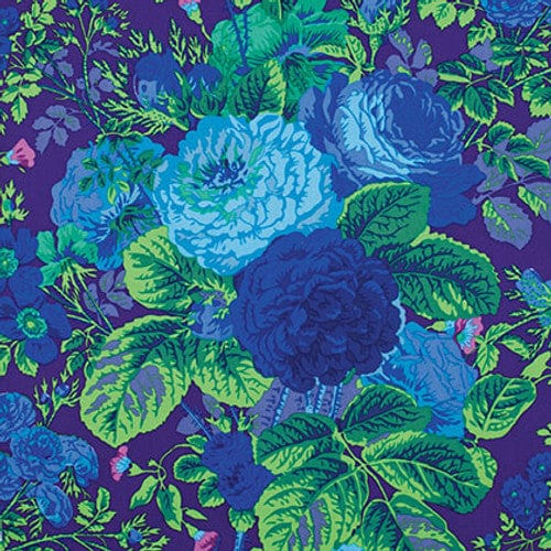 Gradi Floral in Purple - Kaffe Fassett Collective