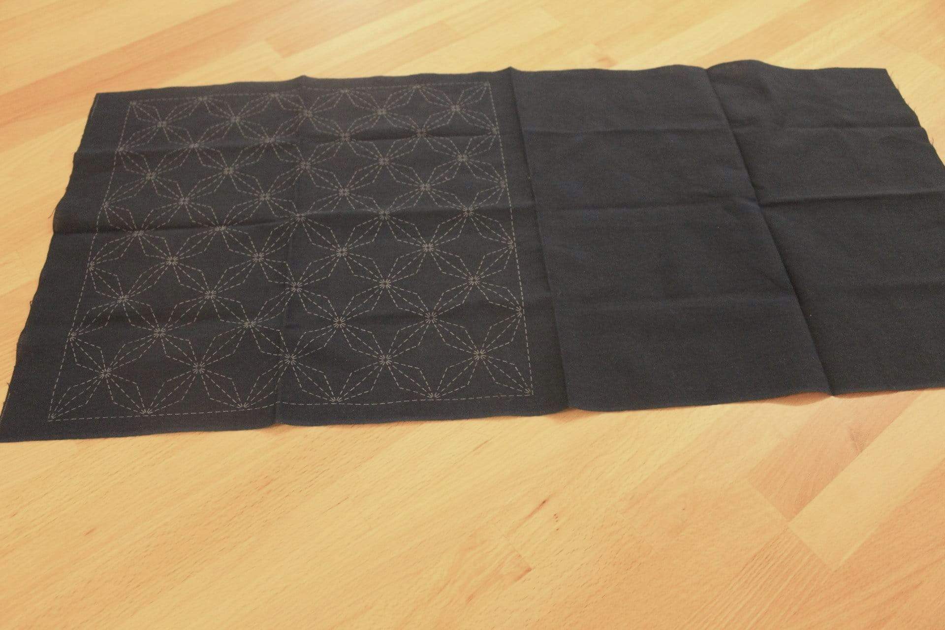 Hishi-seigaiha Sashiko Sampler in Navy – Fiddlehead Artisan Supply