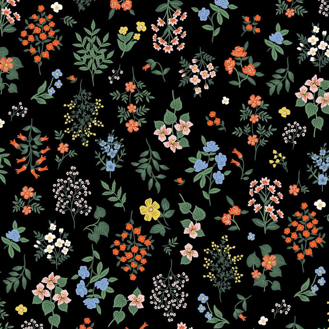 Hawthorn in Black - Strawberry Fields by Rifle Paper Co.