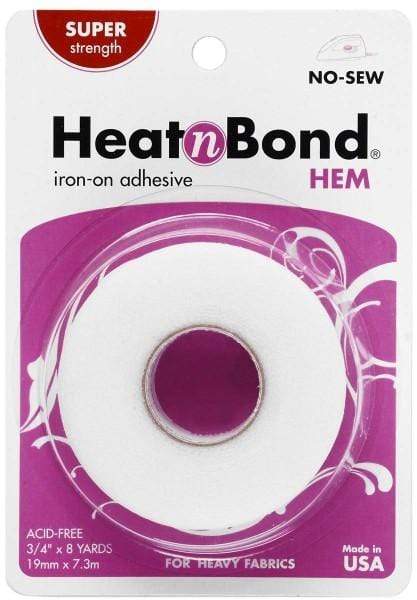 Heat n Bond Iron-On Adhesive Super Hem, 3/4"
