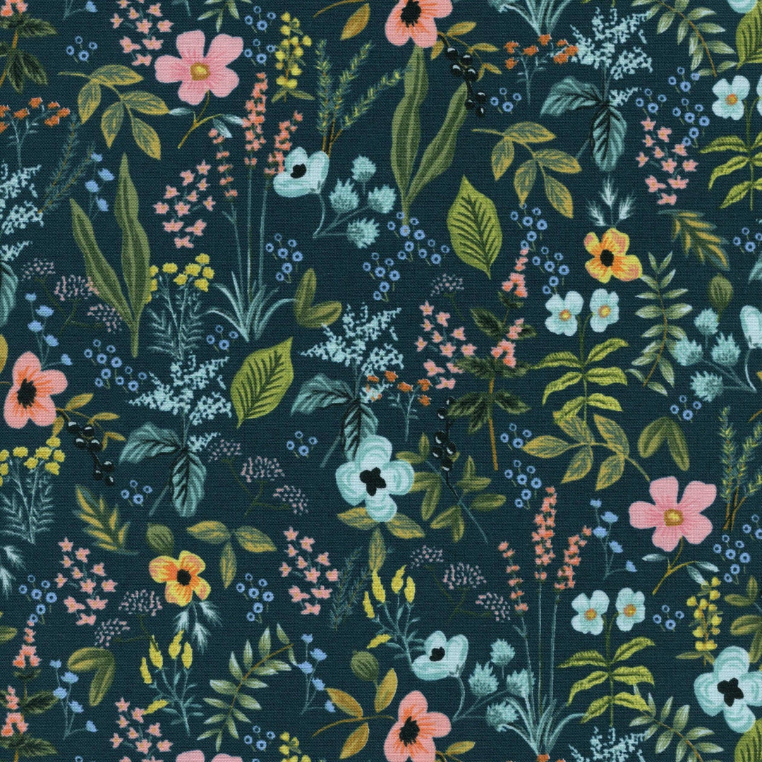 Herb Garden in Navy - Amalfi by Rifle Paper Co.
