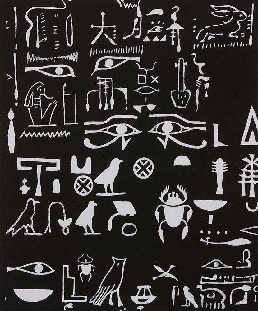 Hieroglyphs on Black - Wish You Were Here Collection from Alexander Henry