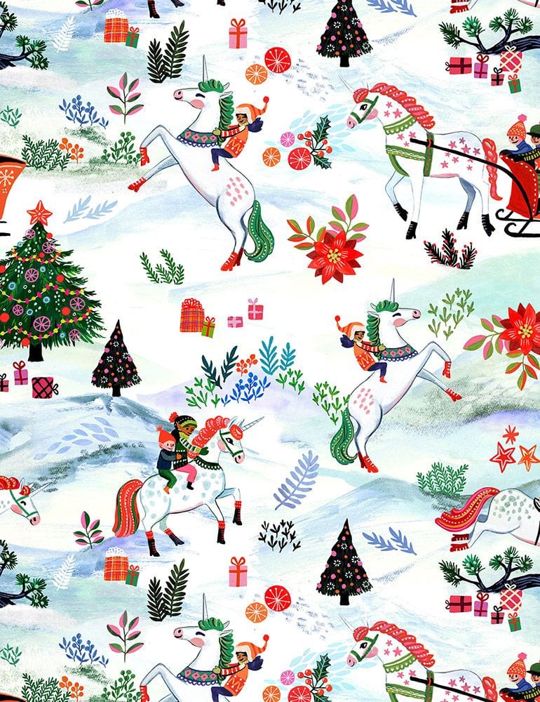 Holiday Unicorns - Fantastical Holiday Collection - Dear Stella