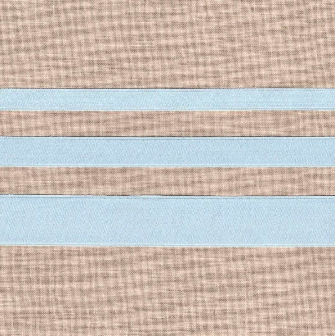 3/8" wide Ice Blue Cotton Ribbon with Satin Finish