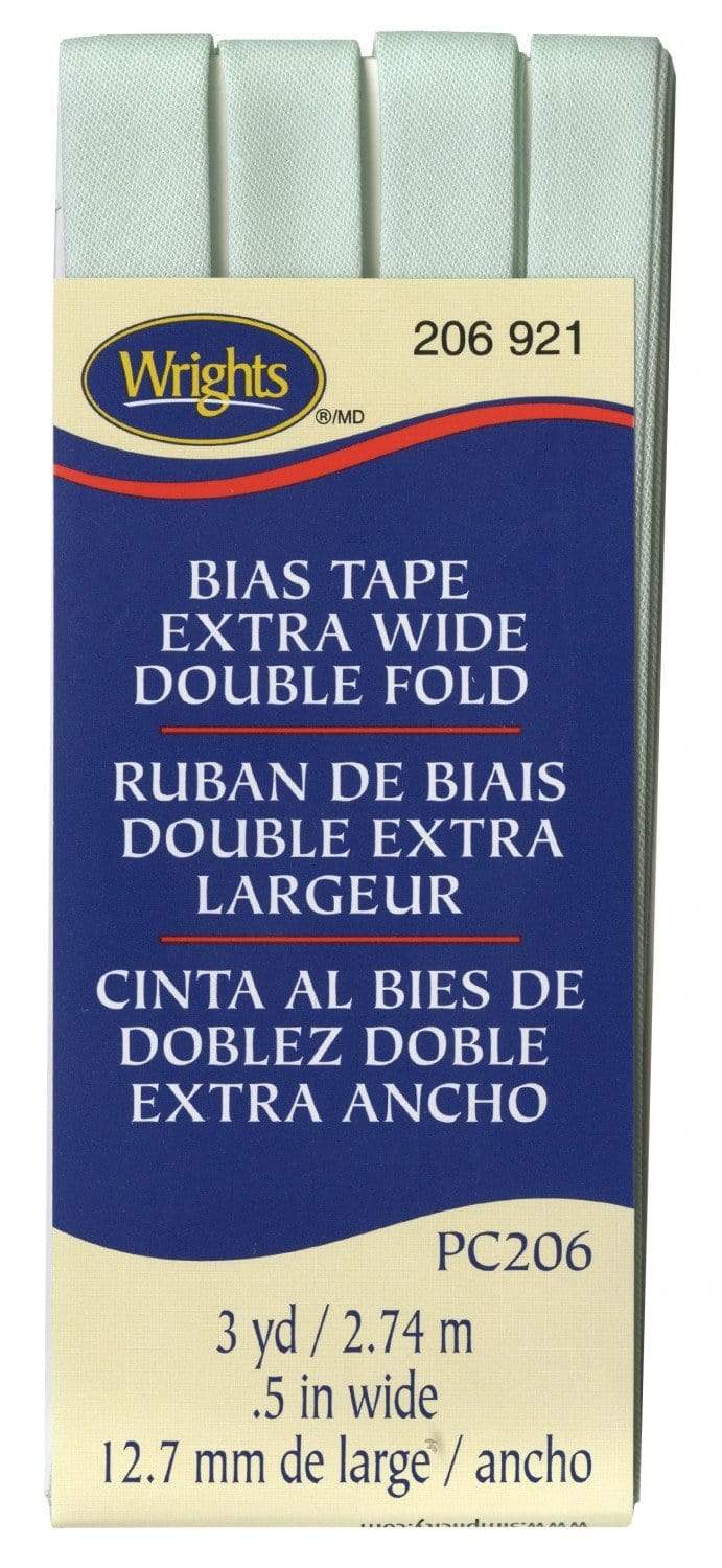 Ice Mint ~ 1/2" Double Fold Bias Tape from Wrights