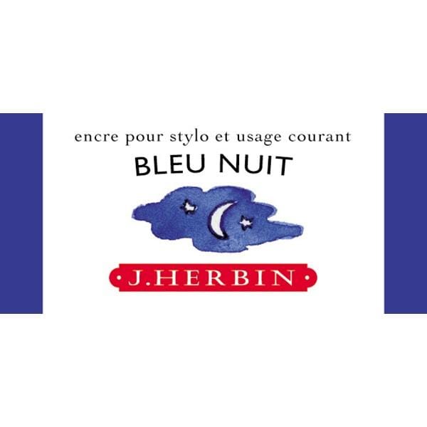 J. Herbin, Six ink cartridges, Bleu Nuit